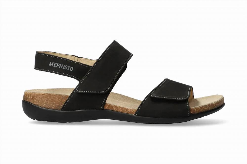 NEW MEPHISTO women's agave sandal in black